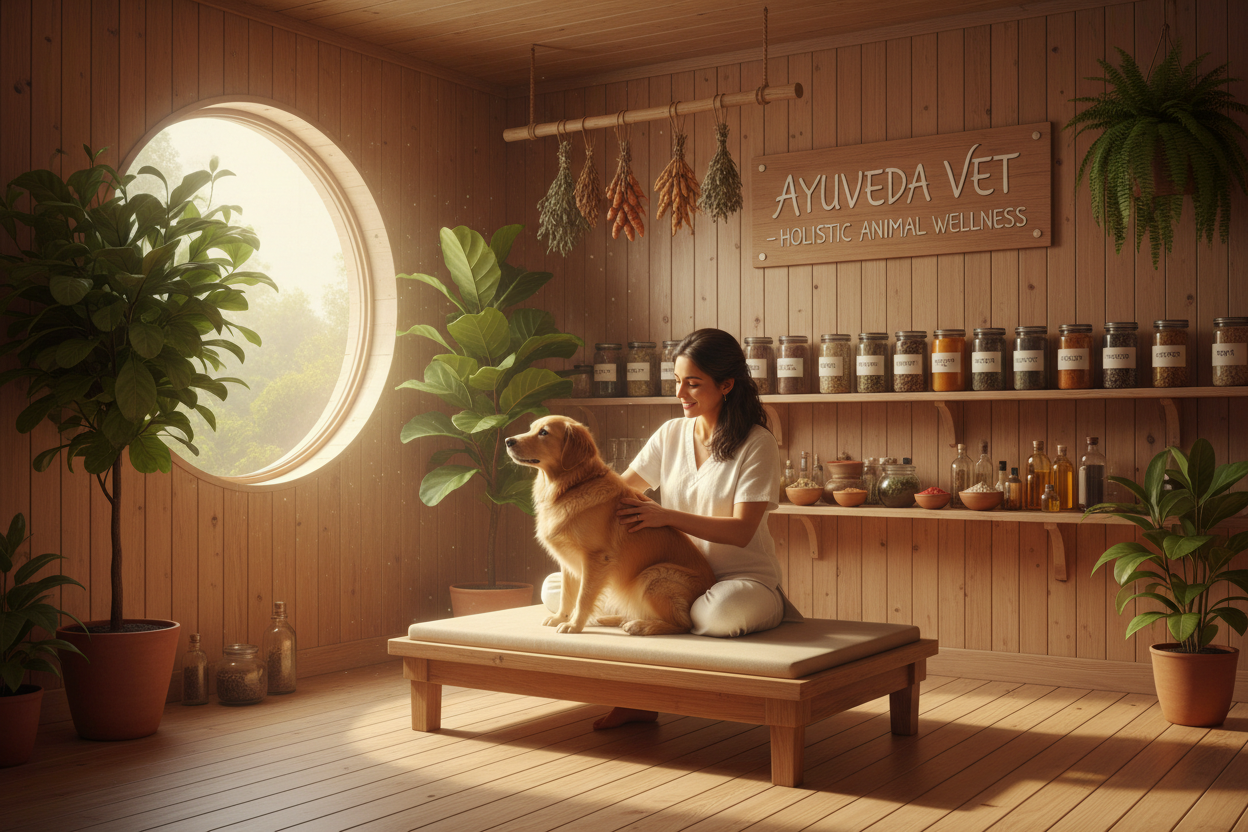 taking dog to a vet who uses ayurveda